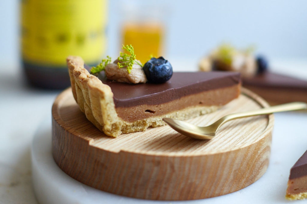 Hidden Greens Chocolate & Caramel Tart | Inspired Health