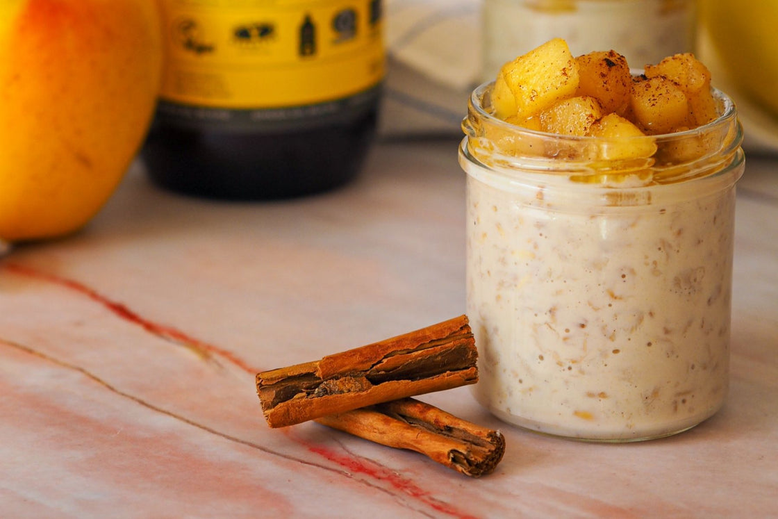 Spiced Apple Pie Overnight Porridge