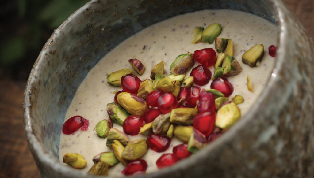 White Bean Puree With Pomegranate And Pistachio Nuts
    
    
     | Inspired Health