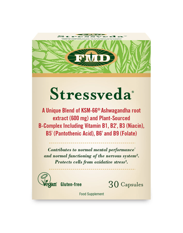 Stressveda with Award Winning KSM-66 Ashwagandha. New Formula.
