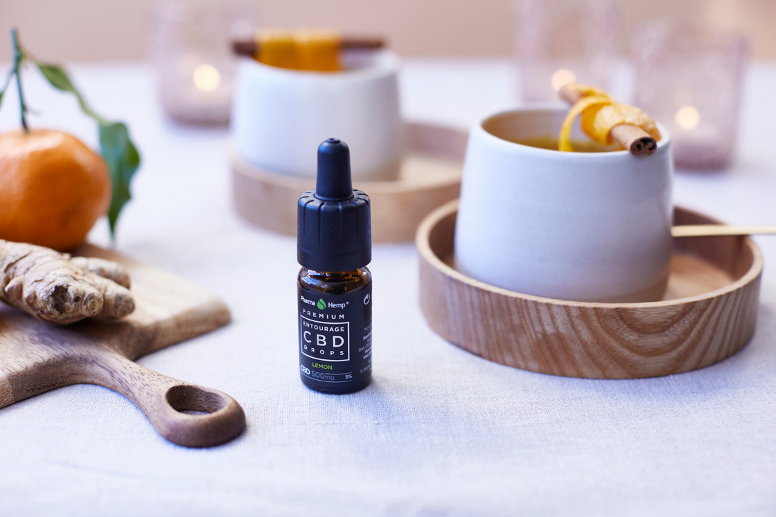 Lemon, Ginger, Cinnamon & CBD tea