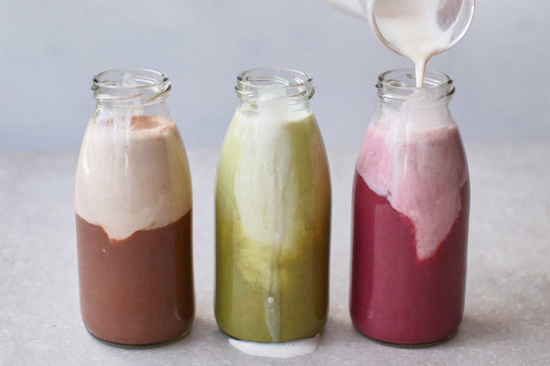 Tie Dye Mushroom Smoothies