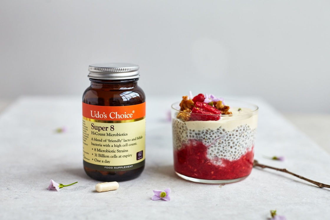 Chia Pudding, Fermented Fruit & Coriander Granola