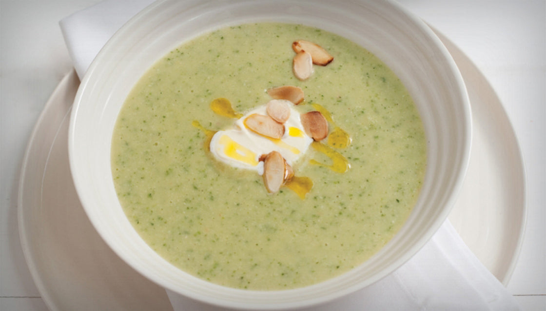 Courgette and Almond Soup