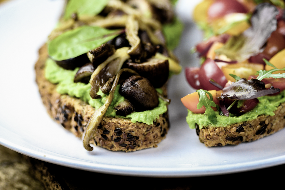 Pea Hummus On Toast