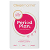 Cleanmarine Period Plan supplement packaging on a white background