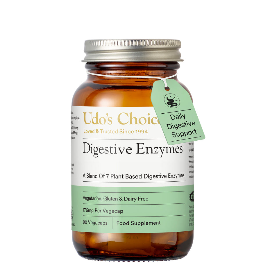 Udo's Choice Digestive Enzyme Blend – 7 Plant-Based Enzymes