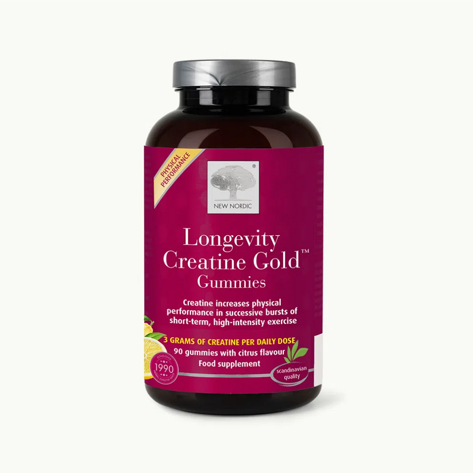 New Nordic Longevity Creatine Gold™ Gummies - 90 Gummies