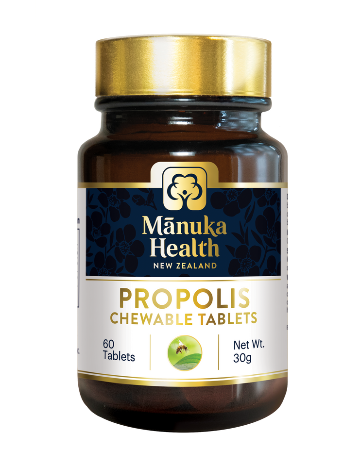 Manuka Health Propolis & Bee Pollen Chewable Tablets