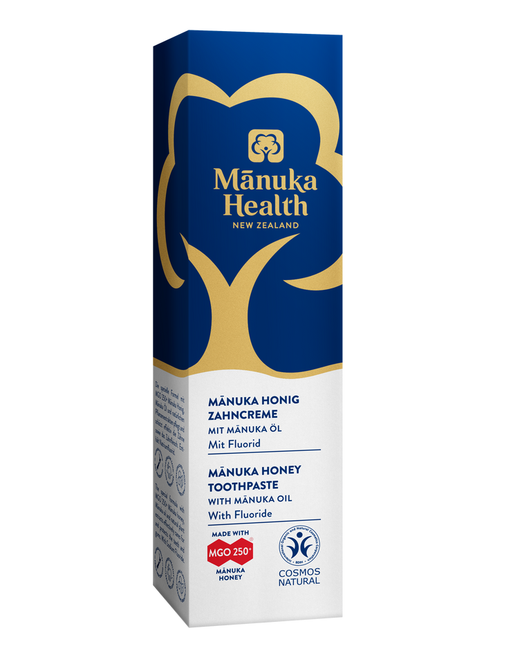 Manuka Health MGO 250+ Honey with Manuka Oil (Contains Fluoride) 75ml